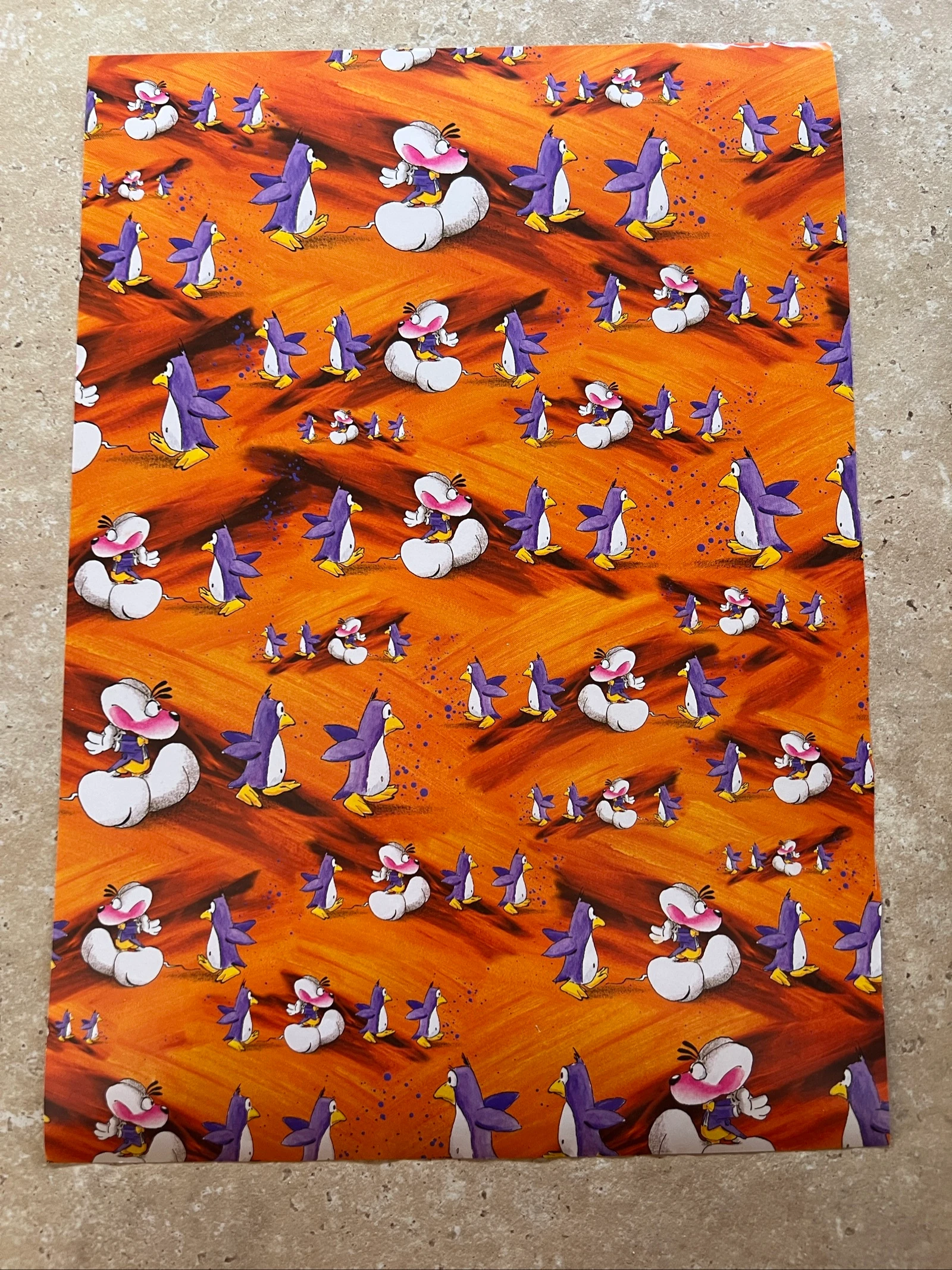 Papier cadeau Diddl format A4 ancien 